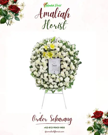 Krans Bunga Duka Ciawitali